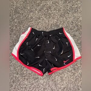 Kid’s Toddler NIKE Logo DRI FIT Hot Pink Athletic Shorts Size Large